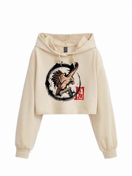 x real eyes project eagle & letter graphic drop shoulder drawstring hoodie w0zr#, Black
x real eyes project eagle & letter graphic drop shoulder drawstring hoodie w0zr#, Black