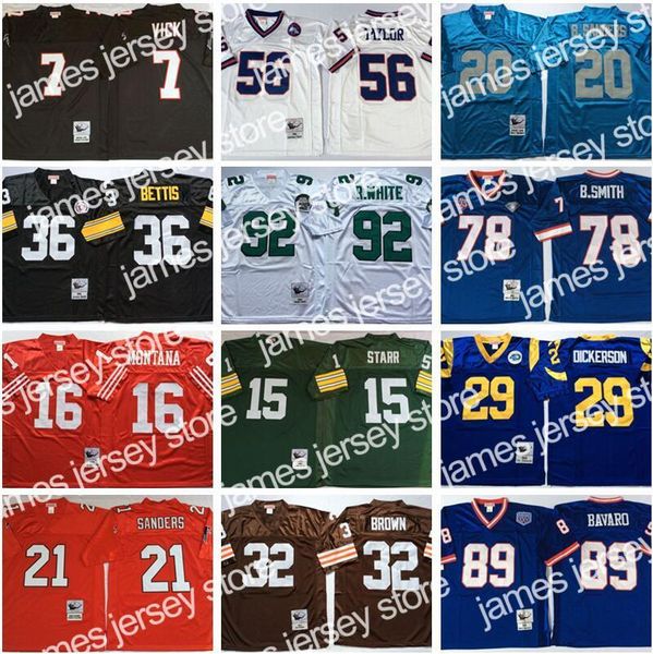 24 ncaa football michael vick jerseys joe montana barry sanders bruce smith jerome bettis lawrence taylor reggie white jim brown bart starr, Black
24 ncaa football michael vick jerseys joe montana barry sanders bruce smith jerome bettis lawrence taylor reggie white jim brown bart starr, Black