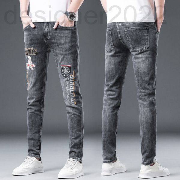 men's jeans designer spring smoky grey embroidered printed jeans for men and teenagers fashionable trend versatile slim straight tube t, Blue
men's jeans designer spring smoky grey embroidered printed jeans for men and teenagers fashionable trend versatile slim straight tube t, Blue