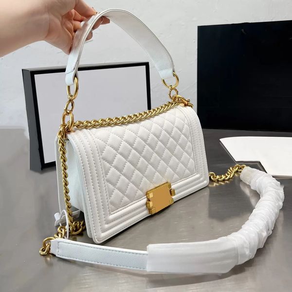 womens designer boys series totes bags calfskin quilted classic diamond gold metal letter handle hardware chain shoulder strap crossbody lux
womens designer boys series totes bags calfskin quilted classic diamond gold metal letter handle hardware chain shoulder strap crossbody lux