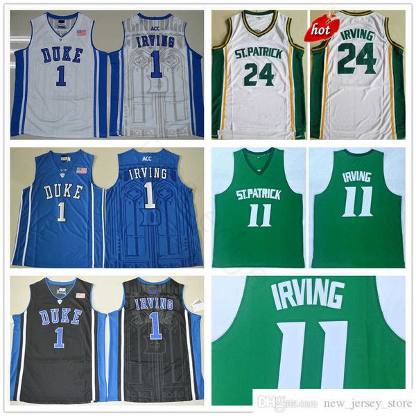ncaa st. patrick high school #11 kyrie irving green basketball jersey stitched 24 kyrie irving white duke blue devils college jerseys shirts, Black
ncaa st. patrick high school #11 kyrie irving green basketball jersey stitched 24 kyrie irving white duke blue devils college jerseys shirts, Black