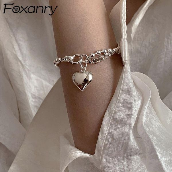 925 stamp bracelet strands for women girl accessories trendy elegant creative unique love heart birthday party jewelry, Black
925 stamp bracelet strands for women girl accessories trendy elegant creative unique love heart birthday party jewelry, Black