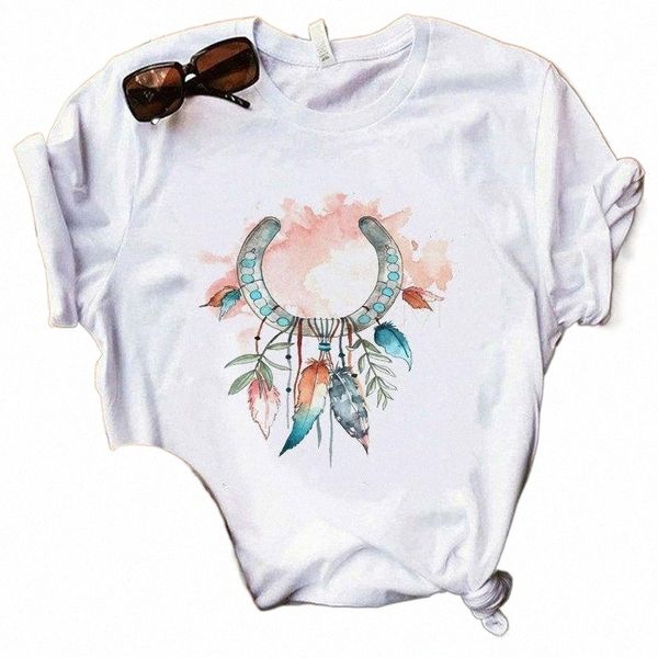 women's tshirt flower dreamcatcher oneck kawaii street summer casual clothing short sleeves 100% cotton t-shirt j8fl#, White
women's tshirt flower dreamcatcher oneck kawaii street summer casual clothing short sleeves 100% cotton t-shirt j8fl#, White