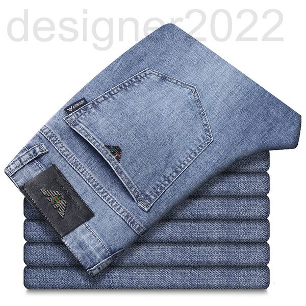 men's jeans designer aj men's business jeans spring fashion brand medium waist elastic casual straight pants 91kq, Blue
men's jeans designer aj men's business jeans spring fashion brand medium waist elastic casual straight pants 91kq, Blue