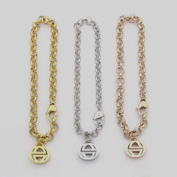 europe america fashion style men lady women titanium steel 18k gold thick chain bracelet with g initials heart pentagram charm 3 c283z, Golden;silver
europe america fashion style men lady women titanium steel 18k gold thick chain bracelet with g initials heart pentagram charm 3 c283z, Golden;silver
