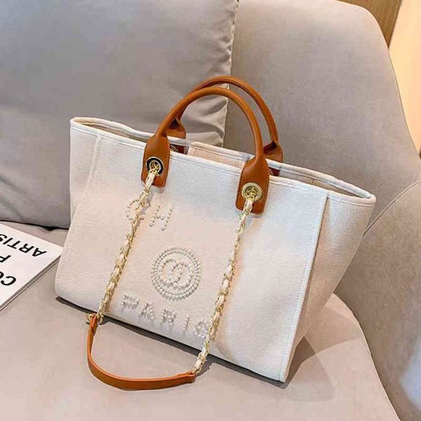 fashion women's luxury handbags pearl evening bags brand ch canvas beach bag designers female large capacity shopping totes handbag big
fashion women's luxury handbags pearl evening bags brand ch canvas beach bag designers female large capacity shopping totes handbag big