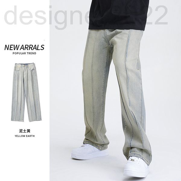 men's jeans designer high street korean vintage ins spring and autumn casual loose straight leg jeans men's fashion versatile midd, Blue
men's jeans designer high street korean vintage ins spring and autumn casual loose straight leg jeans men's fashion versatile midd, Blue