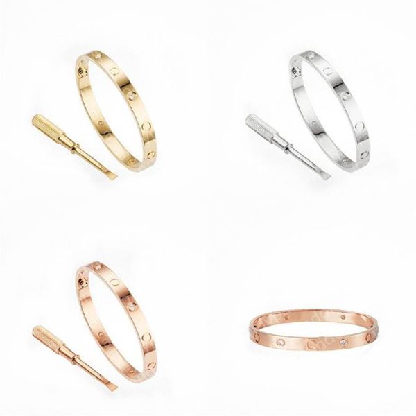 love screw bracelet 5 0 designer bracelets 4 diamonds bangle luxury jewelry women titanium steel alloy gold-plated craft gold silv287d, Black
love screw bracelet 5 0 designer bracelets 4 diamonds bangle luxury jewelry women titanium steel alloy gold-plated craft gold silv287d, Black