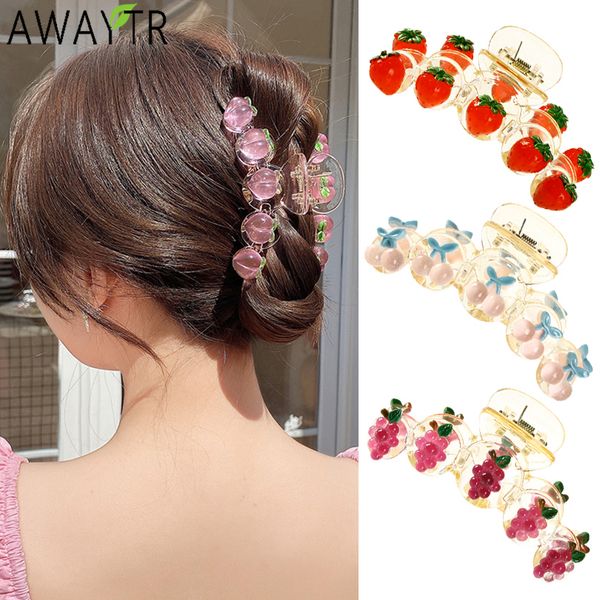 sweet acrylic big hair claws clamps crab hairclips girls hair accessories fruit flower hairpins korean candy colors women tool, Golden;silver
sweet acrylic big hair claws clamps crab hairclips girls hair accessories fruit flower hairpins korean candy colors women tool, Golden;silver
