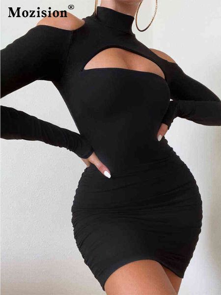 mozision hollow out off-shoulder turtleneck dress women autumn black bodycon party mini dresses fashion skinny vestidos t220819, Black;gray
mozision hollow out off-shoulder turtleneck dress women autumn black bodycon party mini dresses fashion skinny vestidos t220819, Black;gray