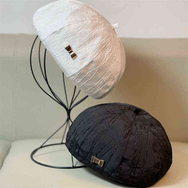 hbp stingy brim hats the new korean version of bow beret is versatile for women in spring and summer it fashionable thin painter's hat, Blue;gray
hbp stingy brim hats the new korean version of bow beret is versatile for women in spring and summer it fashionable thin painter's hat, Blue;gray