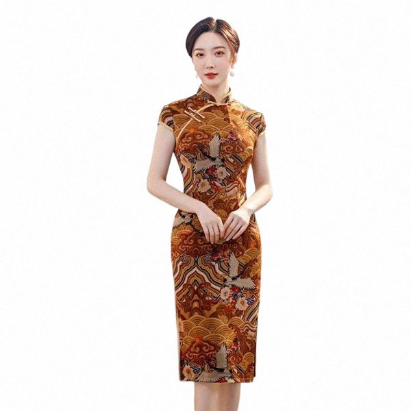 ethnic clothing women satin qipao flower print split cheongsams summer red chinese bridal wedding dresses large size 3xl 4xl vestidos q2cr#
ethnic clothing women satin qipao flower print split cheongsams summer red chinese bridal wedding dresses large size 3xl 4xl vestidos q2cr#