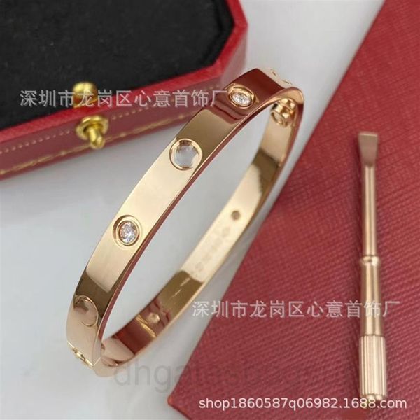 v gold card home screw bracelet women's 18k rose sky star wide and narrow version men's classic love buckle bracelet cag284z, Black
v gold card home screw bracelet women's 18k rose sky star wide and narrow version men's classic love buckle bracelet cag284z, Black