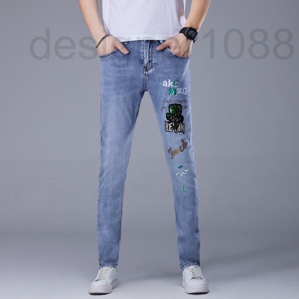 men's jeans designer embroidered men's jeans 2022 summer new high-end soft elastic slim fit young pants ry6b, Blue
men's jeans designer embroidered men's jeans 2022 summer new high-end soft elastic slim fit young pants ry6b, Blue