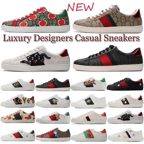 luxury ace sneakers casual shoe designers men womenleather pattern bottom cat tiger print sports trainers with box
luxury ace sneakers casual shoe designers men womenleather pattern bottom cat tiger print sports trainers with box