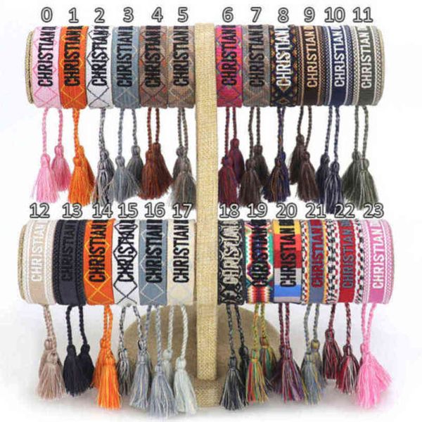 brand luxury braided bracelet adjustable woven friendship bangle for womens mens designer letter embroidery rope bracelets jewelry gift code, Golden;silver
brand luxury braided bracelet adjustable woven friendship bangle for womens mens designer letter embroidery rope bracelets jewelry gift code, Golden;silver