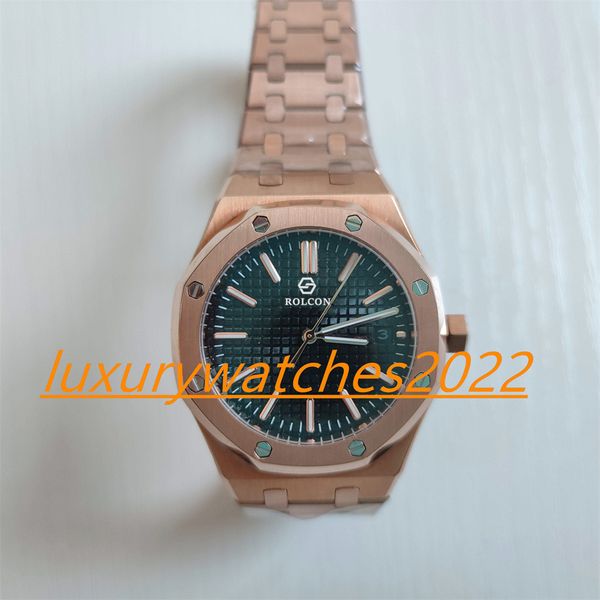 super zr factory mens watch 41mm 15400st rose gold stainless steel automatic transparent movement mechanical 904l bracelet sapphire wristwat, Slivery;brown
super zr factory mens watch 41mm 15400st rose gold stainless steel automatic transparent movement mechanical 904l bracelet sapphire wristwat, Slivery;brown