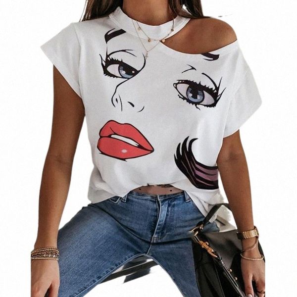 summer lady plus size off shoulder tshirt print casual short sleeve o-neck pullovers shirt women street tee streetwear women's t-s i0s, White
summer lady plus size off shoulder tshirt print casual short sleeve o-neck pullovers shirt women street tee streetwear women's t-s i0s, White