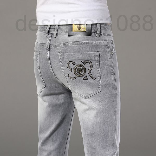 men's jeans designer light luxury high-end jeans men's fashion brand elastic slim leggings trend spring and autumn smoky grey trou, Blue
men's jeans designer light luxury high-end jeans men's fashion brand elastic slim leggings trend spring and autumn smoky grey trou, Blue