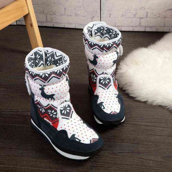 boot women winter antiskid plu velvet warm snow shoe christma deer brand fashion style waterproof 220805, Black
boot women winter antiskid plu velvet warm snow shoe christma deer brand fashion style waterproof 220805, Black