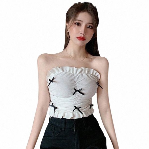 women's tanks & camis tube summer off-the-shoulder strapless pleated knitted slim bows sweet vest tank h8pm#, White
women's tanks & camis tube summer off-the-shoulder strapless pleated knitted slim bows sweet vest tank h8pm#, White