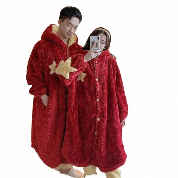 women's sleepwear autumn winter couple flannel night robe pajama set men and women coral velvet thick loose casual home clothes bathrob, Black;red
women's sleepwear autumn winter couple flannel night robe pajama set men and women coral velvet thick loose casual home clothes bathrob, Black;red