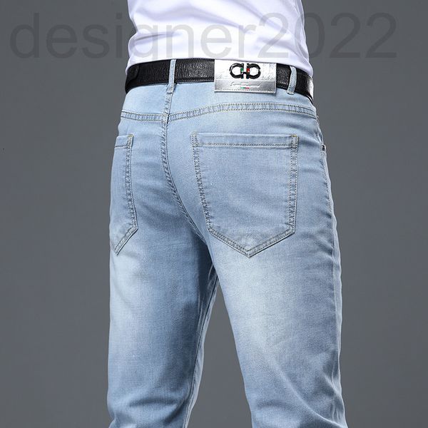 men's jeans designer live broadcast spring and autumn bear embroidered jeans men's european high-quality fashion versatile slim st, Blue 
men's jeans designer live broadcast spring and autumn bear embroidered jeans men's european high-quality fashion versatile slim st, Blue