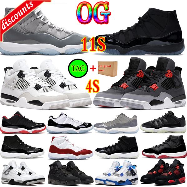 with box 4 11 jumpman 4s 11s basketball shoes designer jorden sneaker sport shoe jorda military black cat fire red thunder sail cool gery
with box 4 11 jumpman 4s 11s basketball shoes designer jorden sneaker sport shoe jorda military black cat fire red thunder sail cool gery
