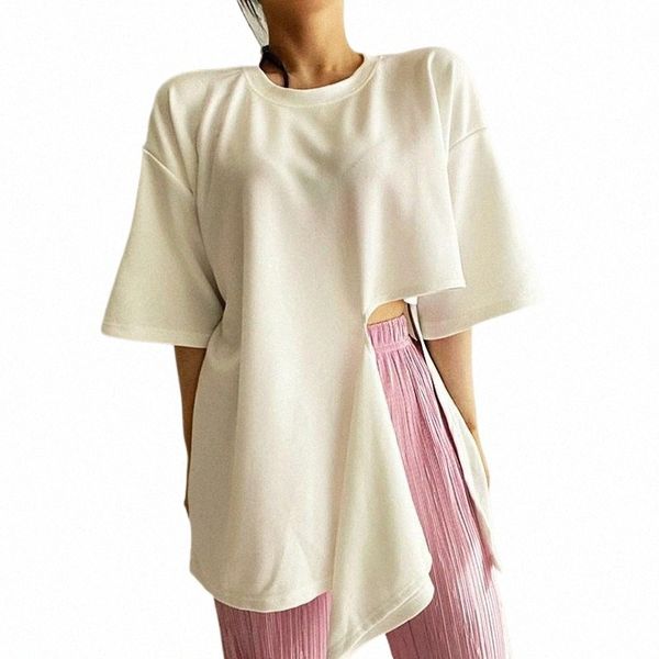 women's t-shirt genayooa o-neck short sleeve loose korean tshirt women clothes 2021 summer split tee shirt femme streetwear 17ng#, White
women's t-shirt genayooa o-neck short sleeve loose korean tshirt women clothes 2021 summer split tee shirt femme streetwear 17ng#, White