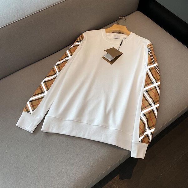 designer men's hoodie luxury classic plaid stripe stitching print fashion multiple black and white high-grade 100 pure cotton long slee
designer men's hoodie luxury classic plaid stripe stitching print fashion multiple black and white high-grade 100 pure cotton long slee