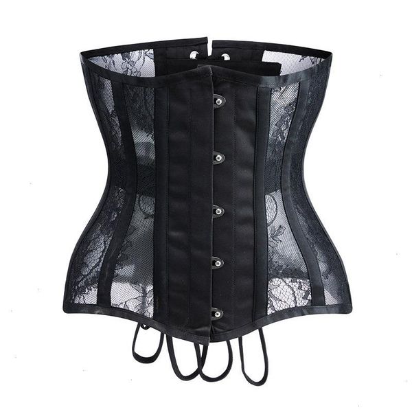 women underbust shapers corset gothic steampunk bustiers waist trainer body shaper steel boned breathable mesh slimming belt, Black;white
women underbust shapers corset gothic steampunk bustiers waist trainer body shaper steel boned breathable mesh slimming belt, Black;white