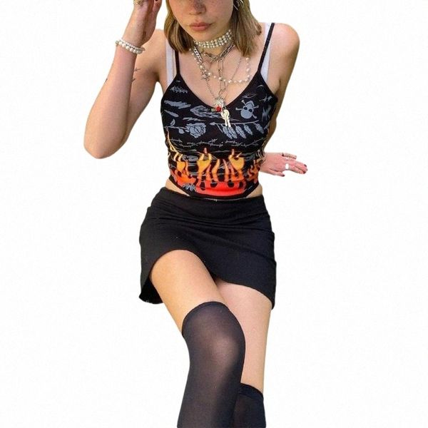 women's tanks & camis y2k vneck camisole summer girls creative flame printing v-neck sleeveless slim base shirt j6g7#, White
women's tanks & camis y2k vneck camisole summer girls creative flame printing v-neck sleeveless slim base shirt j6g7#, White