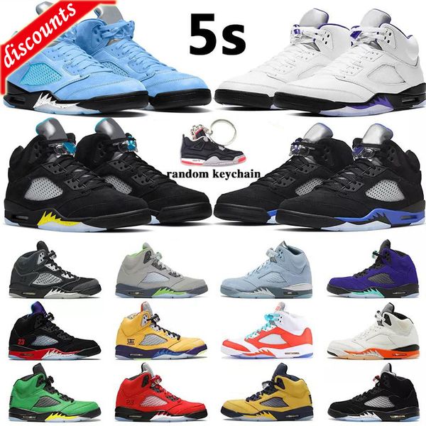 men jumpman 5 basketball shoes 5s unc raging red concord blue bird racer blue metallic green bean anthracite alternate bel sports sneakers, Black
men jumpman 5 basketball shoes 5s unc raging red concord blue bird racer blue metallic green bean anthracite alternate bel sports sneakers, Black