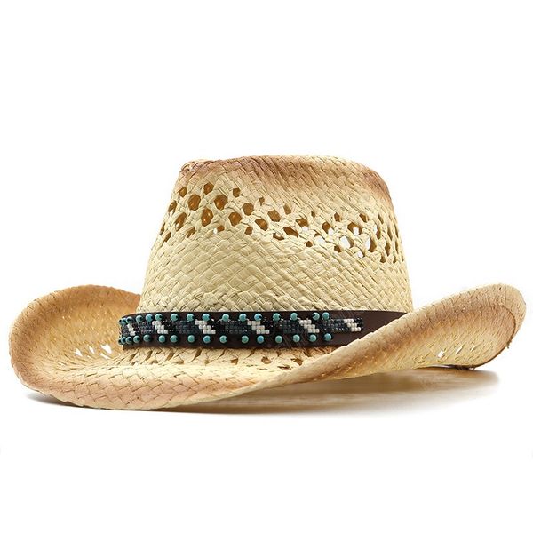 western hollow simple cowboy straw hat women men handmade fedora sombrero hombre beach cowgirl jazz sun hat, Blue;gray
western hollow simple cowboy straw hat women men handmade fedora sombrero hombre beach cowgirl jazz sun hat, Blue;gray