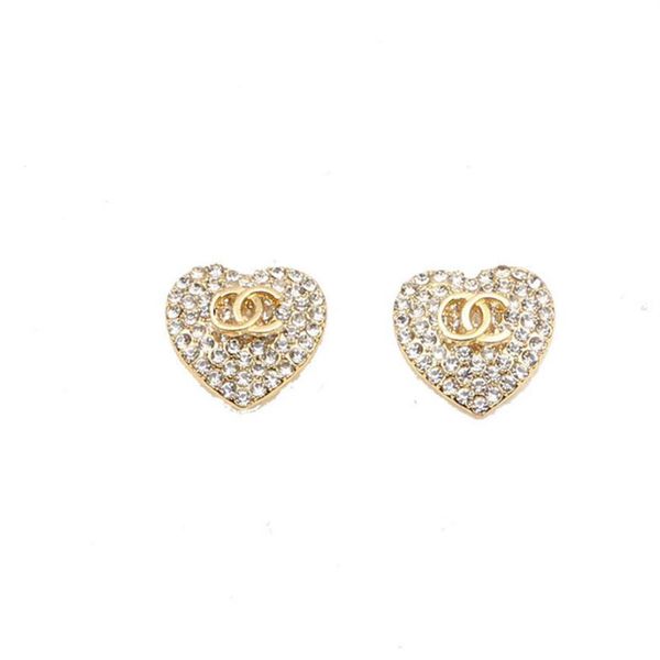 2 colors 18k gold plated stud earrings brand designers geometry double letters fashion women crystal earring heart wedding party j297t, Golden;silver
2 colors 18k gold plated stud earrings brand designers geometry double letters fashion women crystal earring heart wedding party j297t, Golden;silver