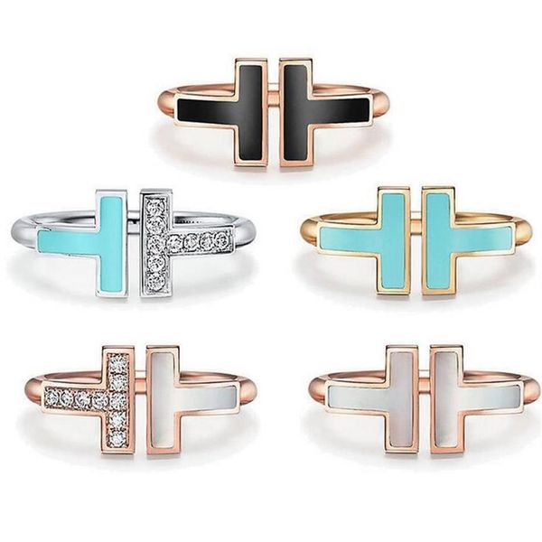 fashion designer t letter 925 silver alloy open band rings brand classic mother-of-pearl double t ring for women wedding party jew260h, Golden;silver
fashion designer t letter 925 silver alloy open band rings brand classic mother-of-pearl double t ring for women wedding party jew260h, Golden;silver