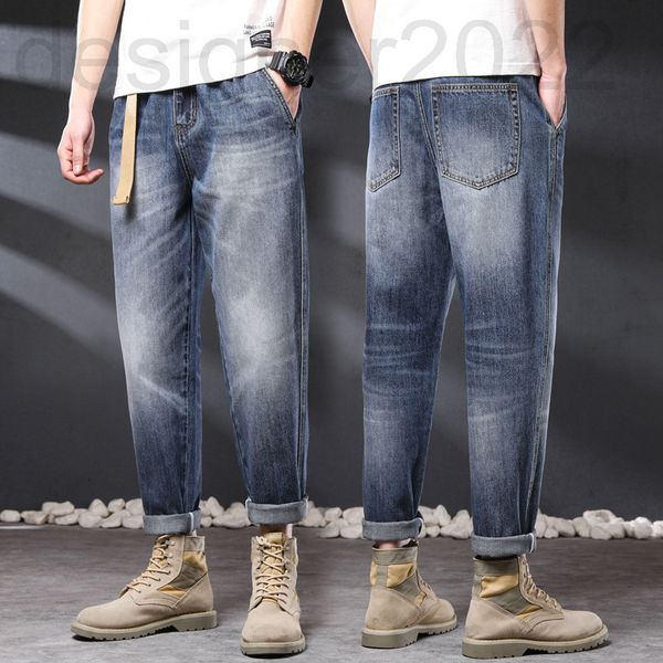 men's jeans designer micro ha jeans men's thin spring fashion brand simple and versatile loose straight pants nhye, Blue
men's jeans designer micro ha jeans men's thin spring fashion brand simple and versatile loose straight pants nhye, Blue