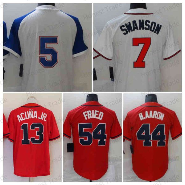 austin riley baseball ronald 13 white acuna jr red jersey olson ozzie albies 54 max fried deion sanders men's shirts uniforms sportswea, Black
austin riley baseball ronald 13 white acuna jr red jersey olson ozzie albies 54 max fried deion sanders men's shirts uniforms sportswea, Black
