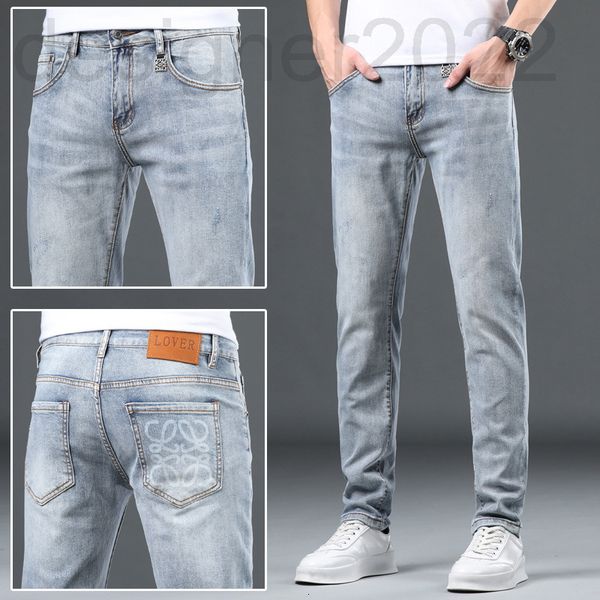 men's jeans designer men's spring and autumn grey printed jeans fashion versatile elastic slim fit straight pants 0cyn, Blue
men's jeans designer men's spring and autumn grey printed jeans fashion versatile elastic slim fit straight pants 0cyn, Blue