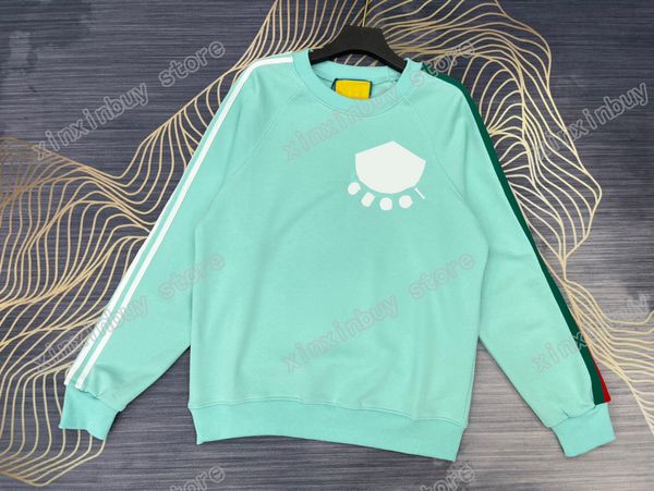 22ss men women designer sweatshirts hoodies sleeve webbing flower embroidery casual fashion men green khaki xs, Black
22ss men women designer sweatshirts hoodies sleeve webbing flower embroidery casual fashion men green khaki xs, Black