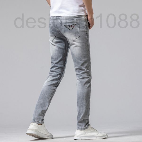 men's jeans designer european men's new embroidered denim pants tide brand leisure slim fit small foot high-end na9g, Blue
men's jeans designer european men's new embroidered denim pants tide brand leisure slim fit small foot high-end na9g, Blue