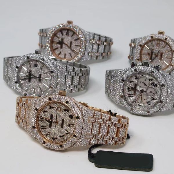 d33 luxury mens watches 4130 movement watches for men 3255 montre de luxe mosang stone iced moissanite watch diamond watchs wristwatch mecha, Slivery;brown
d33 luxury mens watches 4130 movement watches for men 3255 montre de luxe mosang stone iced moissanite watch diamond watchs wristwatch mecha, Slivery;brown