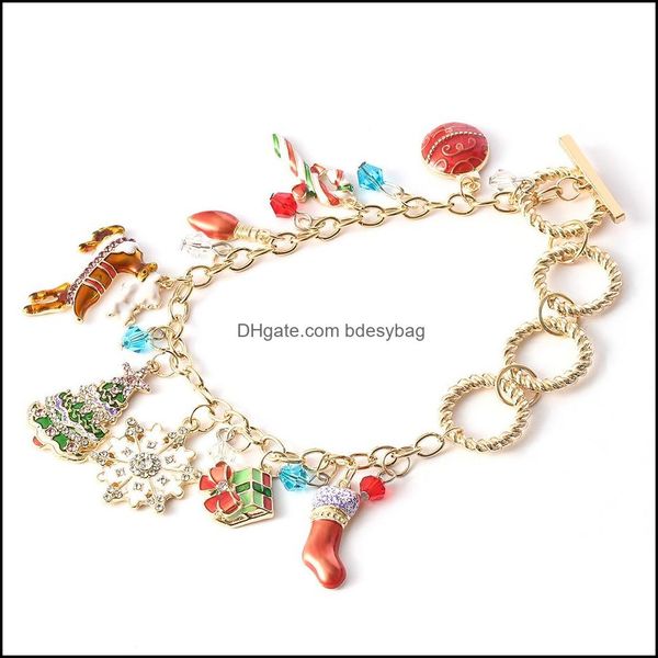 charm bracelets snowflake christmas bracelet xmas snow flake braded 211863 drop delivery 2021 jewelry bdesybag dh5zx, Golden;silver
charm bracelets snowflake christmas bracelet xmas snow flake braded 211863 drop delivery 2021 jewelry bdesybag dh5zx, Golden;silver
