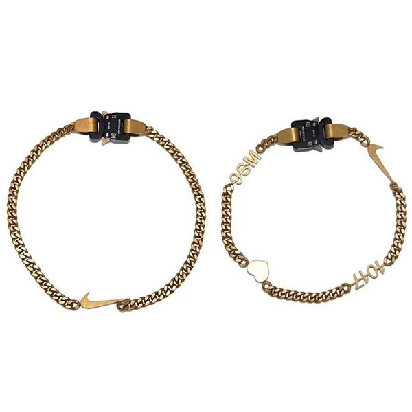 2019 1017 alyx studio logo metal chain gold necklace men women fashion bracelet hip hop outdoor street accessories festival gift f244n, Silver
2019 1017 alyx studio logo metal chain gold necklace men women fashion bracelet hip hop outdoor street accessories festival gift f244n, Silver