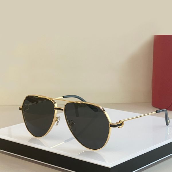 classic pilot sunglasses for men 0334 18k gold metal/grey lens sun glasses shades sonnenbrille occhiali da sole uv400 eyewear with box, White;black
classic pilot sunglasses for men 0334 18k gold metal/grey lens sun glasses shades sonnenbrille occhiali da sole uv400 eyewear with box, White;black
