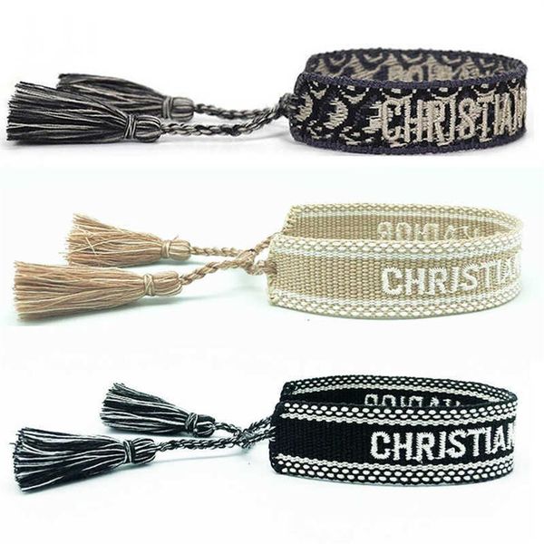 jewelry handmade signature embroidered color cotton bracelet women's men woven tassel adjustable bracelet lover gift x0710251d, Black
jewelry handmade signature embroidered color cotton bracelet women's men woven tassel adjustable bracelet lover gift x0710251d, Black