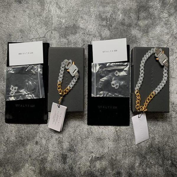 1017 alyx studio logo pvc 18k splicing chain necklace bracelet belts men women hip hop outdoor street accessories festival gift fr182i, Silver
1017 alyx studio logo pvc 18k splicing chain necklace bracelet belts men women hip hop outdoor street accessories festival gift fr182i, Silver