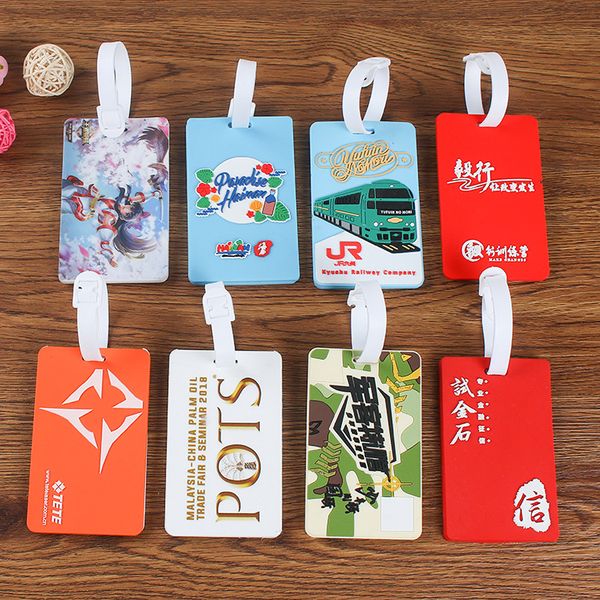 wholesale designer customized spot blank cartoon keychains luggage tag pvc tag bus card set travel luggages overprint color logo, Silver
wholesale designer customized spot blank cartoon keychains luggage tag pvc tag bus card set travel luggages overprint color logo, Silver