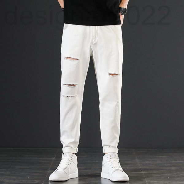 men's jeans designer 100% cotton white pierced jeans for men's youth are fashionable and . they versatile slim. small leg straight, Blue
men's jeans designer 100% cotton white pierced jeans for men's youth are fashionable and . they versatile slim. small leg straight, Blue