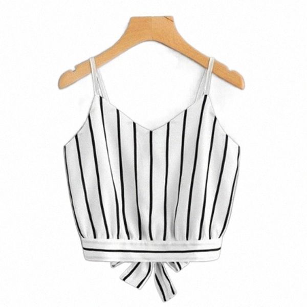 women's tanks & camis striped split tie back crop cami women casual spaghetti strap bow vest summer knot beach cropped camisole q4x3#, White
women's tanks & camis striped split tie back crop cami women casual spaghetti strap bow vest summer knot beach cropped camisole q4x3#, White